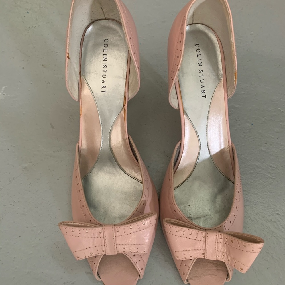 Pink open toed Colin Stuart Sling-backs - Picture 2 of 2